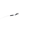 PetrisCatch Set of 5 Fluorocarbon Leaders with Carabiner for Pike,