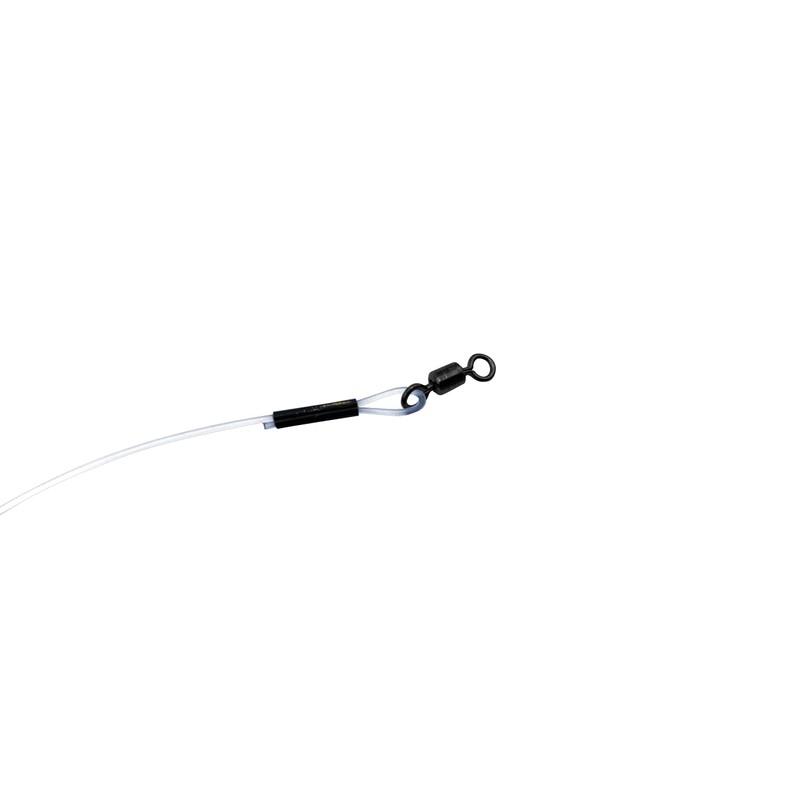 PetrisCatch Set of 5 Fluorocarbon Leaders with Carabiner for Pike,