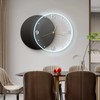 JUNRU 15 Pieces Clock Numerals Kit in Black Silver Gold