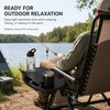 Recliner Chair Side Tray for Outdoor Relaxing – Dual Drink