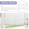 DOITOOL 4 Pcs Blinds Cordless Handles,Plastic Clear Cordless Roller Shades,Cellular