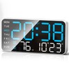MASHI 8.4''Large Digital Wall Clock, Led Alarm Clock with Big