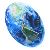 Earth Wall Clock Acrylic Silent Movement Accurate Cutting Stable Non