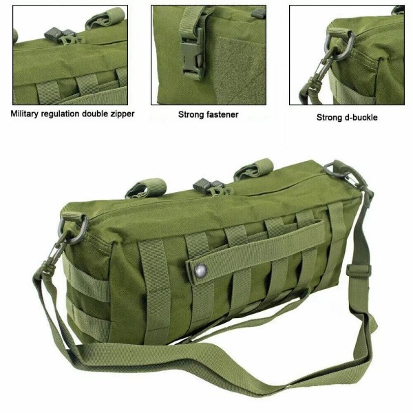 Tactical Large Capacity Waist Pack Molle Pouch Multi-Purpose Outdoor Storage