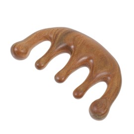Baluue Wooden Scalp Massager Tool Gua Sha Comb for Hair Scalp Sandalwood Massage Comb Body Scraping Tool Body Massager
