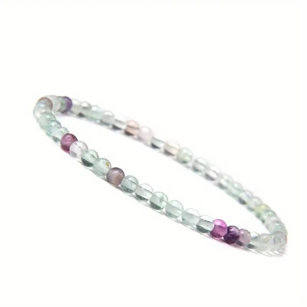 N291 - Beautiful Elesticated Bracelet/Anklet made with 4mm Fluorite Gemstone