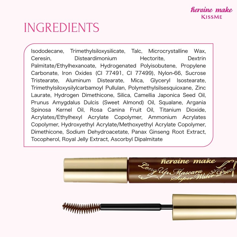 Heroine Make Long Up Mascara Super WP - 02 Brown