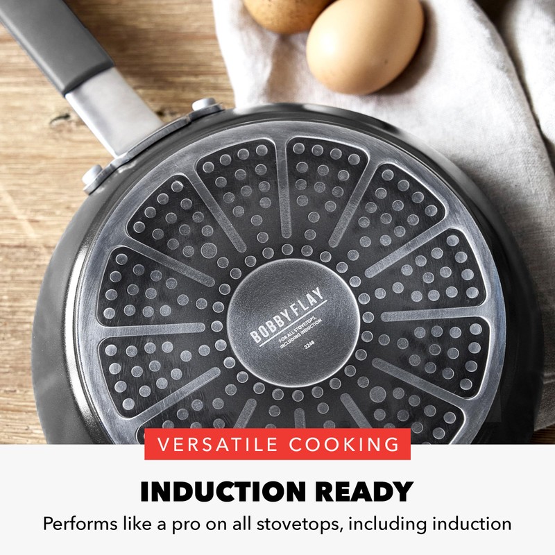 GreenPan x Bobby Flay 12" Frying Pan Skillet, PFAS &