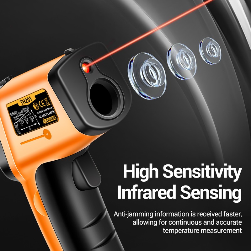 ANENG ANENG TH201 -50℃～400℃ /-58℉～752℉ Non-Contact Infrared Thermometer IR Thermometer