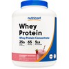 Nutricost Nutricost Whey Protein Concentrate (Strawberry Milkshake) 5LBS - Gluten Free & GMO Free