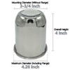 AYZH 4 Pack 3-3/4 Inch Center Caps Push Through for