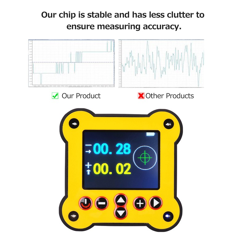 Dual Axis Digital Protractor Inclinometer Magnetic 0.02° Accuracy Angle Finder