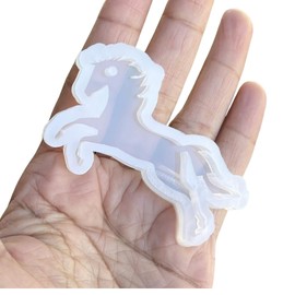 Horse Resin Mold - Horse Keychain Resin Molds - Mold for Jewelry Making - Pendant Molds - Horses Silicone Mold - Mold for Epoxy Resin - Animal Molds - Horses (Clear)