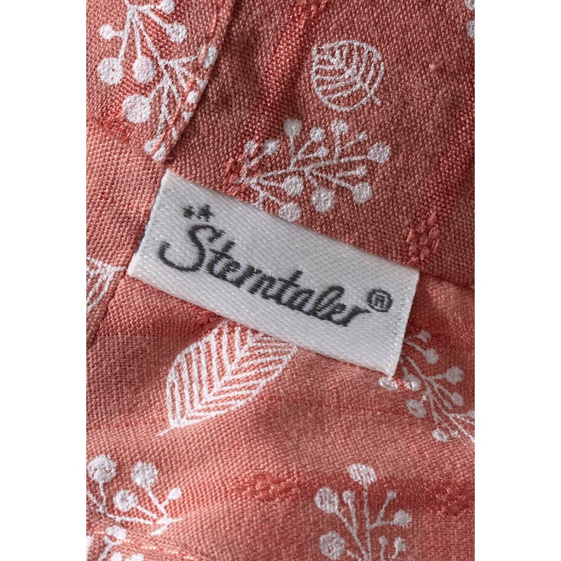 Sterntaler Sun Hat Leaves with Neck Protection and Tie Strap