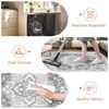GENIMO 60x120cm Grey Vintage Boho Rug - Non-Slip Washable Polyester