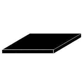 EverGreen 9515 – Polystyrene Play – 150 x 300 x 1.00 mm Pack of 2, Black