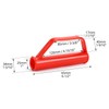 QWORK® 2 Pezzi Maniglie di Sicurezza Rosse per Carrello, Diametro