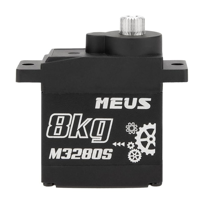 MEUS Racing Coreless High Torque RC Micro Servo with Mount