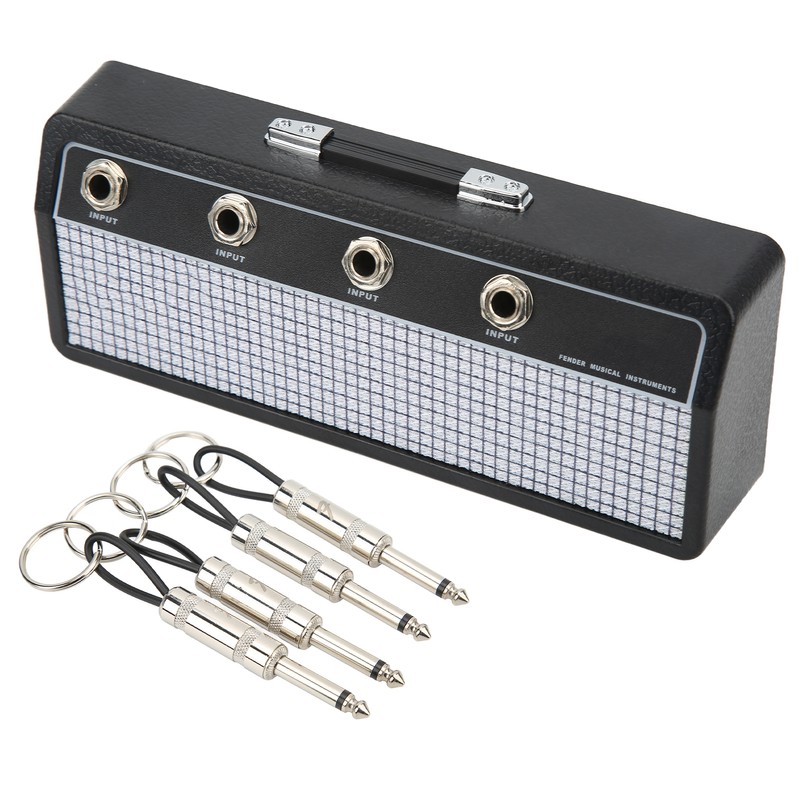 Guitar Plug Storage Box Wall Mounting Guitar Amplifier Key Holder