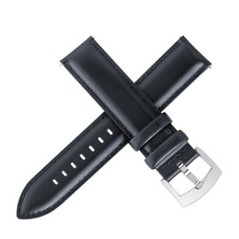 Ottoody Watch Band, 0.71, 0.75, 0.79, 0.83, 0.87 in (18, 19, 20, 21, 22 mm), Replacement Band, Genuine Leather Watch Band, Quick Release, No Tools Required, Elegant, Calf Leather, Sweatproof, Tactile