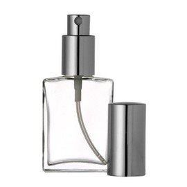 Riverrun Perfume Atomizer Empty Refillable Glass Bottle Silver Sprayer 30ml 1 oz (1 Bottle)
