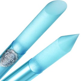 Lima de Cristal Empujador de Cutículas - Palo de Manicura, Eliminación de Precisión Profesional de las Cutículas, la Superficie Abrasiva no se Desgast