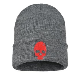 Zgboaht Embroidered Knit Beanie for Men Women and Big Kids Winter Warm Cuffed Hat Skull Cap