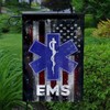 MAIANEY (12"x18") EMS Week Garden Flag EMS Garden Flags American