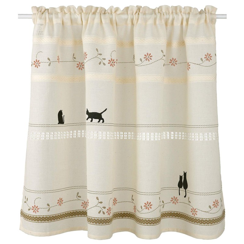 SunnyDayFabric Cafe Curtain Stitch Approx. 43.3 inches (110 cm) Width