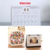 10PCS Binding Spine Combs 6 Holes Plastic Loose Leaf Binder