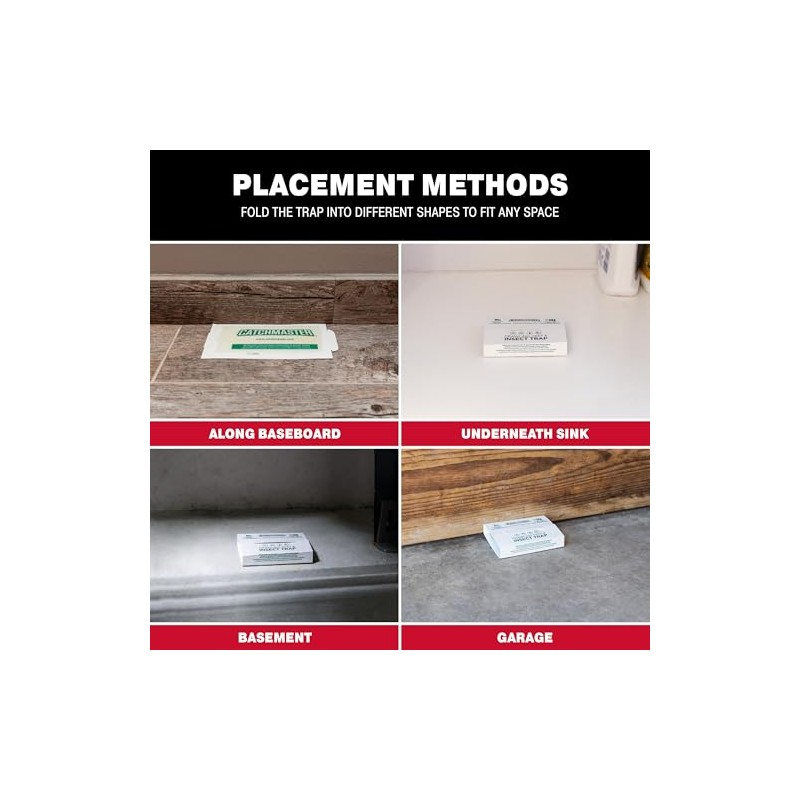 Catchmaster Sticky Glue Traps for Indoor Pest Control - 12