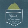 Serviette "Glück darf Spuren hinterlassen"