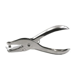 Handheld Paper Punches Metal DIY Drilling Binding Perforator Paper Punch Pliers Single Round Hole Puncheres for Craft Greeting Cards Scrapbook Notbook Stationery (1pcs,Hole Diameter 6mm)