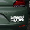 Aufkleber/Sticker Es gibt einen Namen für Menschen ohne Bart Auto