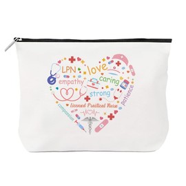 sidaopiu LPN Gifts for Nurses Nursing Students - LPN Graduation Gifts for Colleagues - Makeup Bag