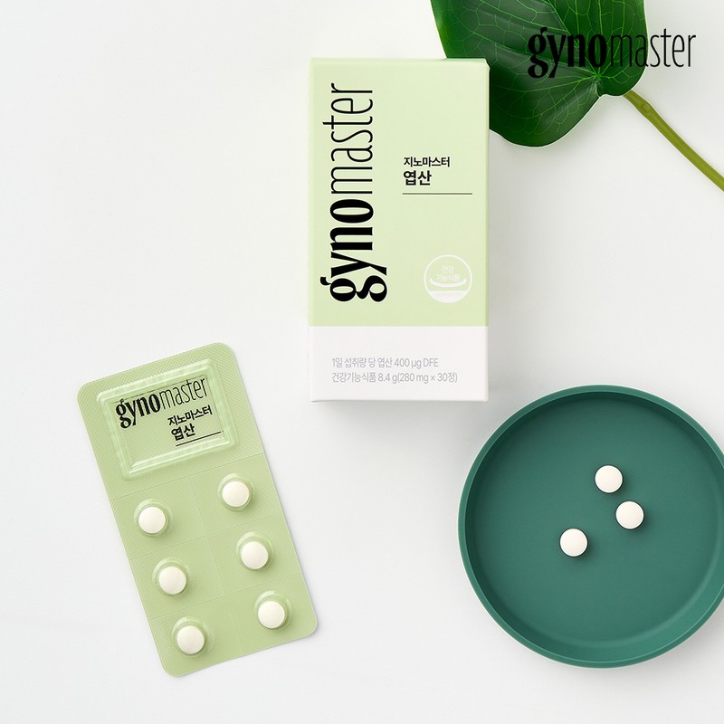 Ginomaster GenoMaster Active Folic Acid 400 4 Boxes (120 Days)