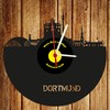 bigcopy e.K. Dortmund Skyline Wall Clock High-Quality Acrylic Glass Clock