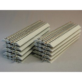 LIONELL FASTRACK 10" Straight Section Track 10 Pieces O Gauge
