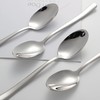 Soup Spoon Stainless Steel Set with 6 Heavy Duty Cutlery