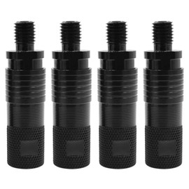 HUIOP 4pcs Fishing Rod Pod Connector Quick Release Bite Alarm Fishing Bank Stick Support Hold Connector,Bite Alarm Connector