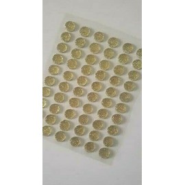 CB69CL- 120 Self Adhesive Clear Resin Diamante Rhinestone Bubble Stick on Gems