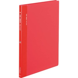 Kokuyo clear. Book Fixed Side Throw , Red