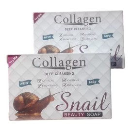 Disaar Jabón Collagen Aclarante Anti-acné Baba De Caracol 2 Pzs