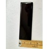 Black 2x6 in Ceramic Tile Bullnose Trim Edge 2 x