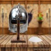 Medieval Flared Barbute Fighting Combat Helmet Decoration Barbuta 18GA Steel