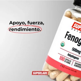 Fenogreco Superlabs Nutrition Cápsulas 500mg X 100 Libre Gluten Vegano