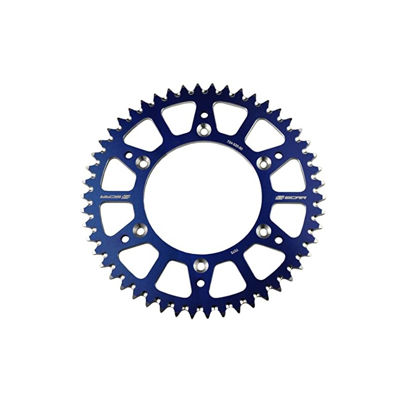SCAR Aluminium Sprocket Compatible with Yamaha YZ YZF WRF YZFX