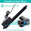 JQDML 24V 12 Inch Stroke Linear Actuator Heavy Duty 660lbs/3000N