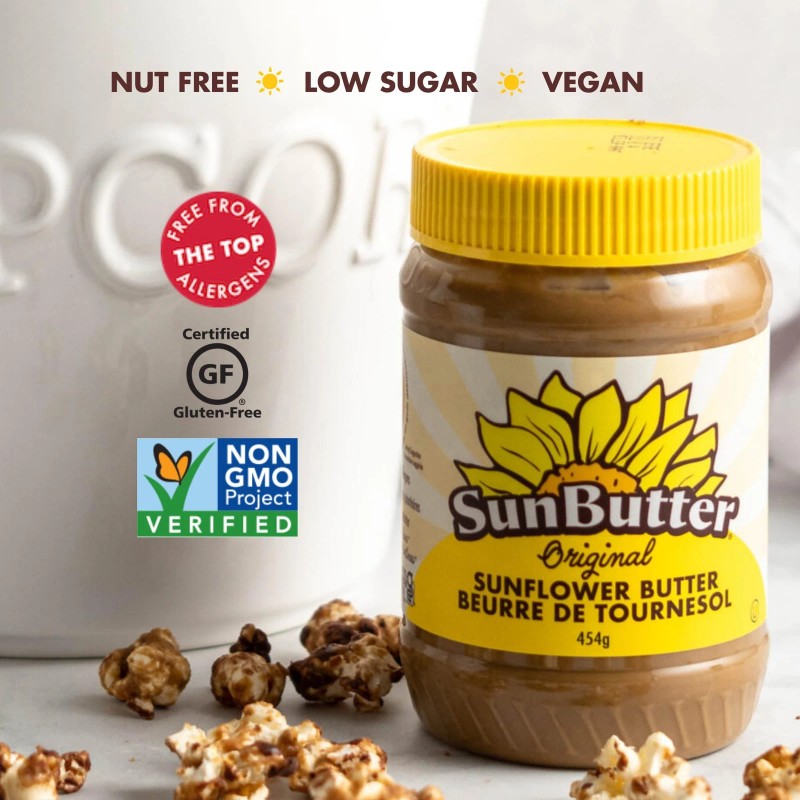 SunButter Sunflower Butter 267 Fl Oz Pack of 6 Allergen