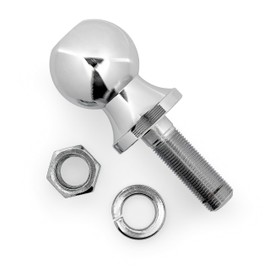 Camco Eaz-Lift Camper/RV Hitch Ball | Features a 3,500lb Tow Rating & Crafted of Heavy-Duty Chrome-Plated Steel | 2-Inch Hitch Ball Diameter & 2-3/8-Inch Shank Length (48229)